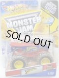 2011 MONSTER JAM INSIDE TATTOO 【SUPERMAN】　BLUE (MWD TRUCKS)