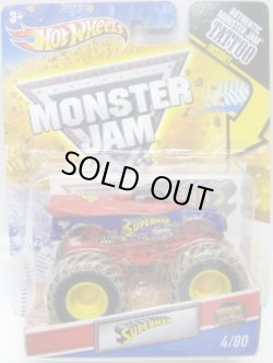 画像1: 2011 MONSTER JAM INSIDE TATTOO 【SUPERMAN】　BLUE (MWD TRUCKS)