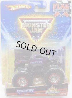 画像1: 2010 MONSTER JAM FLAG SERIES 【PREDATOR (SPECTRAFLAMES)】 DARK NAVY