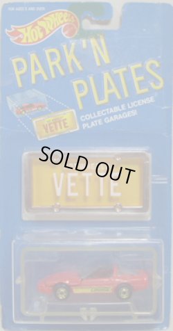 画像1: PARK'N PLATES 【80'S CORVETTE (2170)】 RED/HO (ORANGE PLATE)