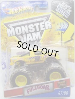 画像1: 2011 MONSTER JAM INSIDE TATTOO 【FULLBOAR】 YELLOW (MWD TRUCKS)