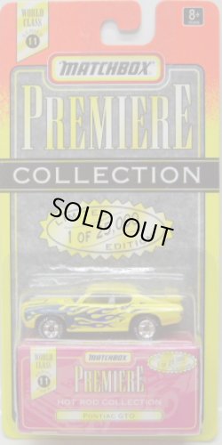 画像1: 1998 PREMIERE COLLECTION 【PONTIAC GTO】 YELLOW/RR