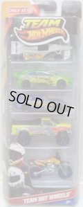 2011 TARGET EXCLUSIVE TEAM HOT WHEELS 5PACK 【GP-2009 / Ford Focus / 24/Seven / Ford F-150 / Wastelander】