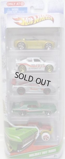 画像1: 2011 TARGET EXCLUSIVE 【HOLIDAY HOT RODS 5PACK 】Ford Shelby Cobra Concept/ Dodge Charger SRT8/ Saleen S7/ '69 Mercury Cougar Eliminator/ Mega-Duty