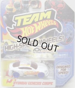 画像1: TEAM HOT WHEELS 【HYUNDAI GENESIS COUPE】　WHITE/BLUE HSW