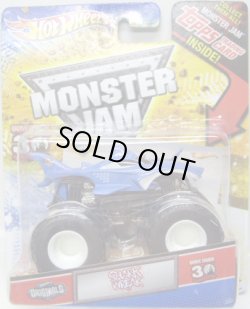 画像1: 2012 MONSTER JAM INSIDE TOPPS 【SHARK WRECK】 LT.BLUE (HW ORIGINALS)