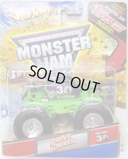 画像1: 2012 MONSTER JAM INSIDE TOPPS 【GRAVE DIGGER】 BLACK (30th TAMPO)