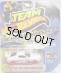 TEAM HOT WHEELS 【CUSTOM '12 FORD MUSTANG】　WHITE/RED HSW