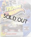 TEAM HOT WHEELS 【4WARD SPEED】　FLAT BLACK/WHITE HSW