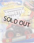 2012 MONSTER JAM INSIDE TOPPS 【CRUSH STATION】 FLAT RED (1ST EDITIONS)