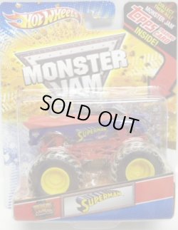 画像1: 2012 MONSTER JAM INSIDE TOPPS 【SUPERMAN】 BLUE-RED (MWD TRUCKS)