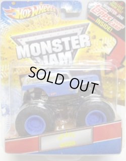 画像1: 2012 MONSTER JAM INSIDE TOPPS 【GRAVE DIGGER】 SILVER-LT.BLUE