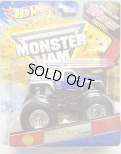 画像1: 2012 MONSTER JAM INSIDE TOPPS 【GRAVE DIGGER THE LEGEND】 SILVER-BLUE (1ST EDITIONS)