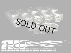 画像1: HELLS DEPT 2012 【RED RUM : 1/100 MERC & BUICK & BIKE SET】 WHITE METAL MADE （送料サービス適用外） 