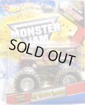 2012 MONSTER JAM INSIDE TOPPS 【EL TORO LOCO】 REDDISH BROWN (MWD TRUCKS)