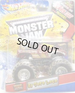 画像1: 2012 MONSTER JAM INSIDE TOPPS 【EL TORO LOCO】 REDDISH BROWN (MWD TRUCKS)