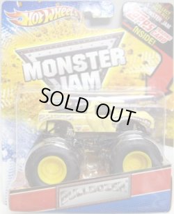 画像1: 2012 MONSTER JAM INSIDE TOPPS 【BULLDOZER】 CREAM