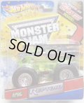 2012 MONSTER JAM INSIDE TOPPS 【REPTOID】 DK.GRAY (EDGE GLOW)