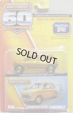 画像1: 2013 MATCHBOX 60th ANNIVERSARY 【AUSTIN MINI COOPER S】 GOLD