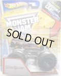 2013 MONSTER JAM included CRUCHABLE CAR! 【BAD HABIR】 LT.ORANGE