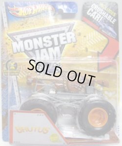 画像1: 2013 MONSTER JAM included CRUCHABLE CAR! 【BRUTUS】 BROWN (1ST EDITIONS NEW DECO)