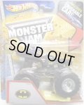 2013 MONSTER JAM included CRUCHABLE CAR! 【BATMOBILE】 FLAT BLACK