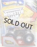 2013 MONSTER JAM included CRUCHABLE CAR! 【STONE CRUSHER】 SPEC.BLUE (SPECTRAFLAMES)