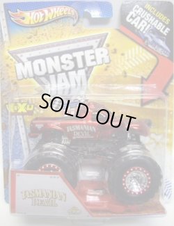 画像1: 2013 MONSTER JAM included CRUCHABLE CAR! 【TASMANIAN DEVIL】 SPEC.RED (SPECTRA FLAMES)