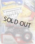 2013 MONSTER JAM included CRUCHABLE CAR! 【IRON OUTLAW】 SPEC.RED (SPECTRA FLAMES)