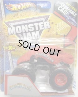 画像1: 2013 MONSTER JAM included CRUCHABLE CAR! 【CRUSHSTATION】 FLAT RED