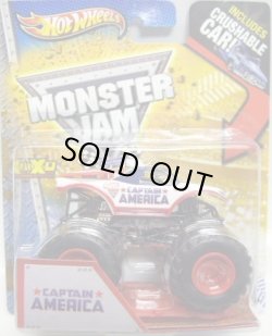 画像1: 2013 MONSTER JAM included CRUCHABLE CAR! 【CAPTAIN AMERICA】 WHITE