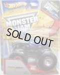 2013 MONSTER JAM included CRUCHABLE CAR! 【JURASSIC ATTACK】 SPEC.BLUE-SILVER (SPECTRA FLAMES)