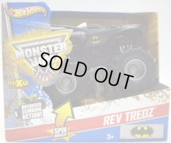 画像1: 1/43 MONSTER JAM - REV TREDZ 【BATMOBILE】 FLAT BLACK