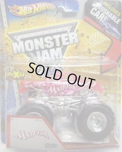 画像1: 2013 MONSTER JAM included CRUCHABLE CAR! 【MADUSA】 CLEAR PINK (X-RAYS)