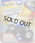 2013 MONSTER JAM included CRUCHABLE CAR! 【GRAVE DIGGER THE LEGEND】 SILVER-BLUE