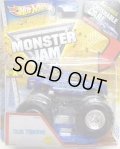 2013 MONSTER JAM included CRUCHABLE CAR! 【BLUE THUNDER】 BLUE (1ST EDITIONS)