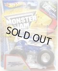 2013 MONSTER JAM included CRUCHABLE CAR! 【RAZIN KANE】 WHITE (1ST EDITIONS)