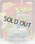 2003 JOHNNY LIGHTNING X-MEN 【X-MEN - CUSTOM CONTINENTAL】 AQUA