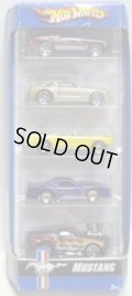 2007 5PACK 【MUSTANG】　Mustang Mach I / 2005 Ford Mustang GT / '65 Mustang Convertible / Mustang Cobra / 1968 Mustang ('Tooned) 