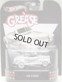 画像1: 2013 RETRO ENTERTAINMENT 【'48 FORD】 WHITE/RR (GREASE/グリ－ス) (NEW CAST)