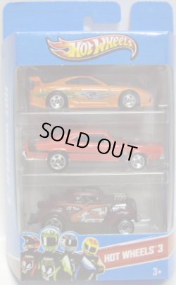 画像1: 2013 HOT WHEELS 3 【TOYOTA SUPRA/'69 DODGE CHARGE/PASS'N GASSER(EX)】　