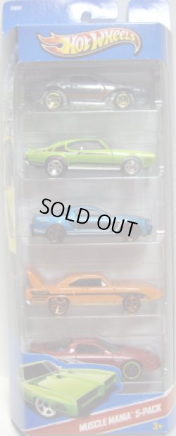 画像1: 2013 5PACK 【MUSCLE MANIA】　Blown Camaro / '69 Pontiac GTO / 2010 Ford Mustang GT / '70 Plymouth Superbird / IROC Firebird 