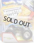 2013 MONSTER JAM included CRUCHABLE CAR! 【BACKWARD BOB】 LT.BLUE