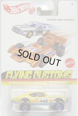 画像1: 2013 FLYING CUSTOMS 【'70 OLDSMOBILE 442】 YELLOW/CT (NEW CAST)