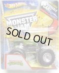 2013 MONSTER JAM included CRUCHABLE CAR! 【TEENAGE MUTANT NINJA TURTLES】 GREEN