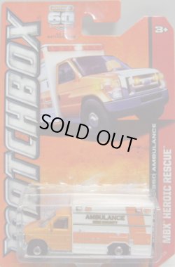 画像1: 2013 【2009 FORD E-350 AMBULANCE】 ORANGE-WHITE