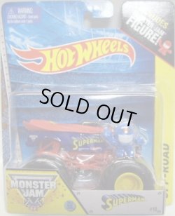 画像1: 2014 MONSTER JAM included MONSTER JAM FIGURE! 【SUPERMAN】 BLUE-RED(2014 NEW LOOK!)