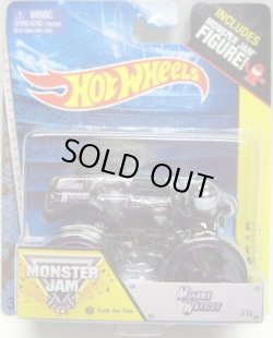 画像1: 2014 MONSTER JAM included MONSTER JAM FIGURE! 【MOHAWK WARRIOR】 BLACK (TRACK ACE TIRES)