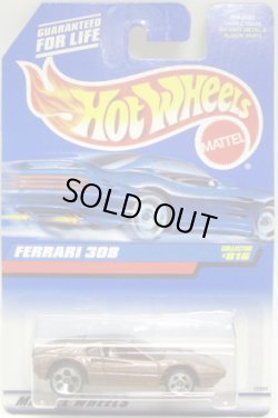 画像1: 【FERRARI 308】 BROWN/5H (98 BLUE CAR CARD)