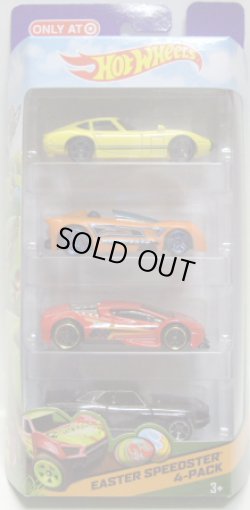 画像1: 2014 TARGET EXCLUSIVE 【EASTER SPEEDSTER 4PACK】 (INCLUDED '69 CAMARO)